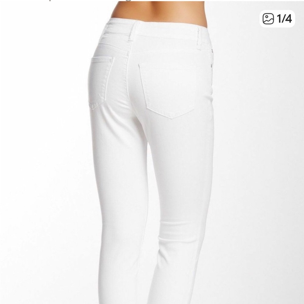 NYDJ 10P Ankle White Denim Pants